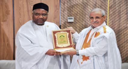  Signing Ceremony of MOU Concerning 55th Meeting of PUIC Executive Committee  in Nouakchott 