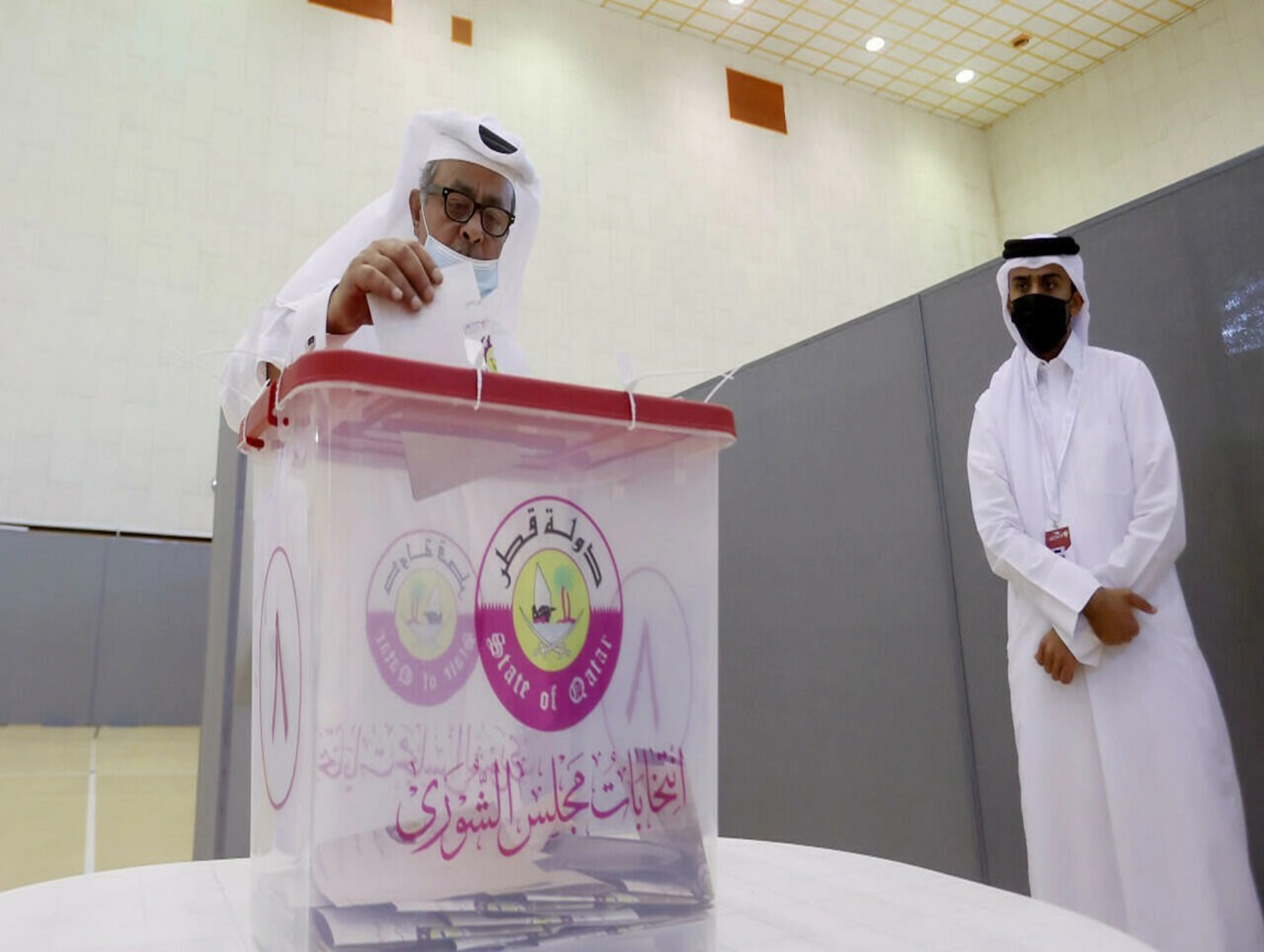 نجاح الانتخابات التشريعية الاولى من نوعها فى دولة قطر 