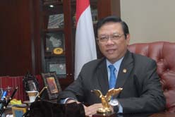 S.E. Agung Ladsono Ancien Président de la Chambre des Représentants de l