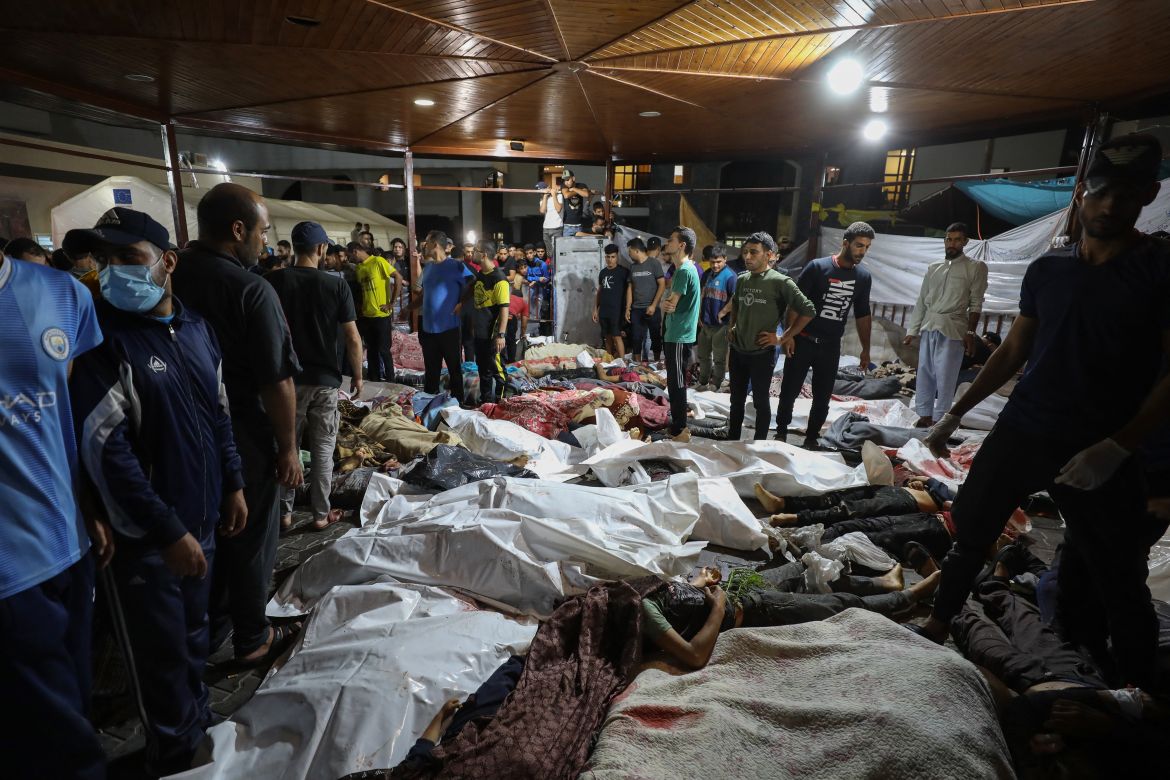رئيس الاتحاد يدين استهداف مستشفى الأهلي المعمداني بقطاع غزة