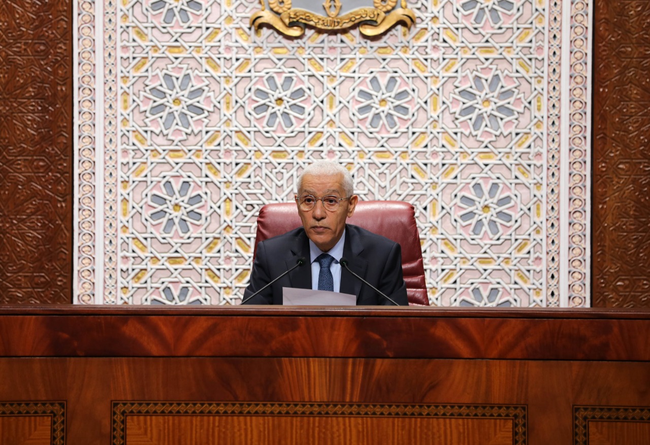 Secrétaire Général Félicite M. Rachid Talbi El Alami, Président de la Chambre des Représentants Marocain  