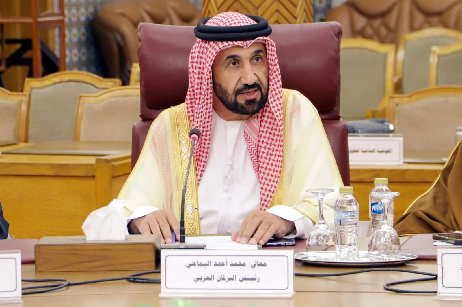 الأمين العام للاتحاد يهنئ رئيس البرلمان العربي بمناسبة انتخابه