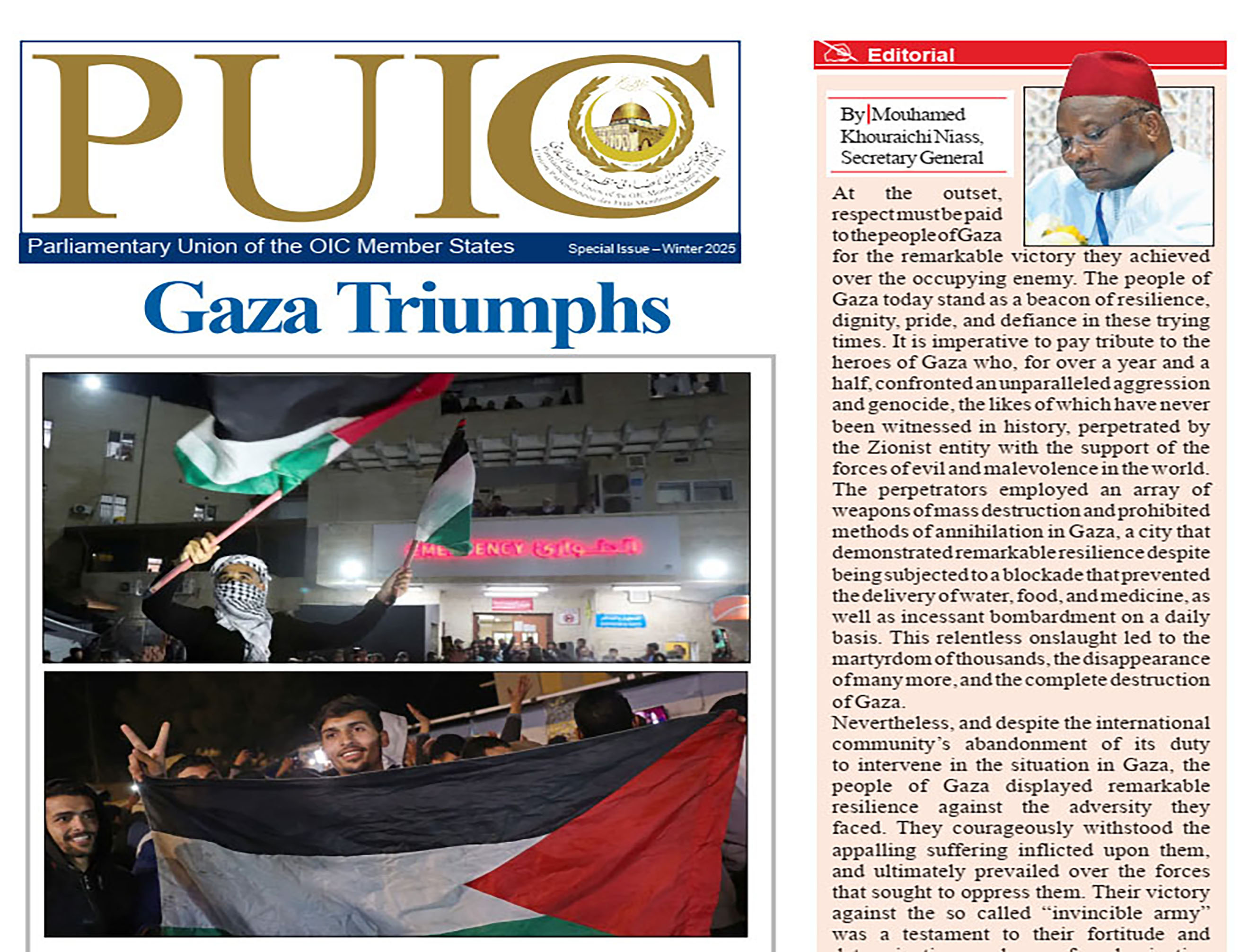 PUIC Bulletin Special Issue: Gaza Triumphs