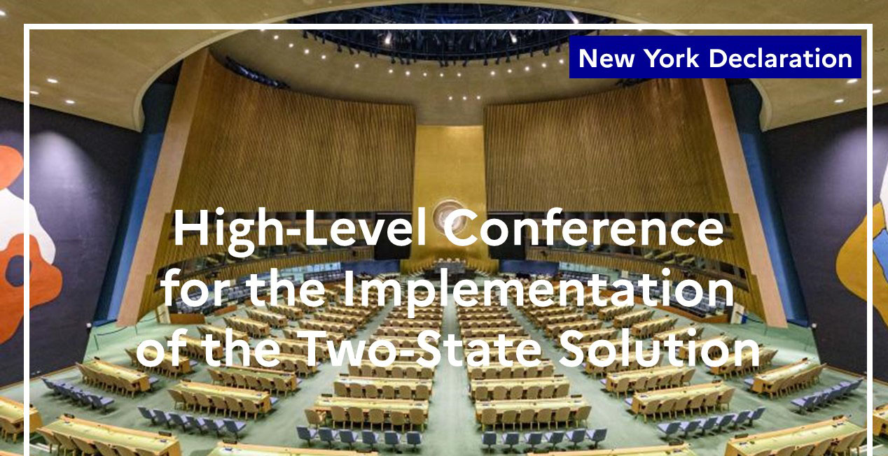 AIPU Welcomes General Assembly Resolution Supporting New York Declaration on the Two-State Solution